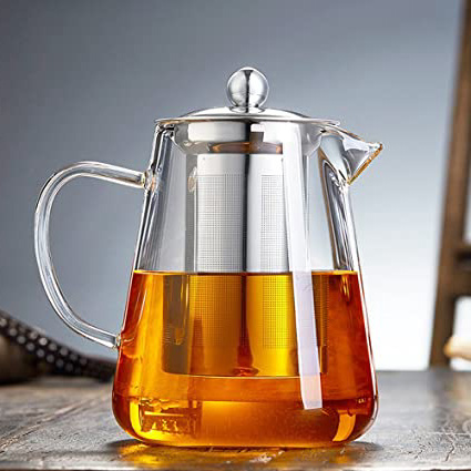 TAMUME Tetera de Cristal con
