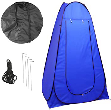 Vinteky 120x120x190cm Acampar Tienda de Ducha Vestuario Impermeable Camping Desplegable Pop Up, Tienda de Campaña Portátil para Privacidad al Aire Libre