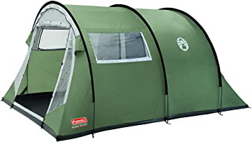 







Coleman Coastline Tienda de campaña de túnes para Camping o Festivales, Acampada, Familiar, Impermeable hasta 3000 mm de Columna de Agua, Color Verde






