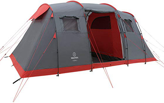 JUSTCAMP Lake 4 Tienda de Campaña Familiar 4 Personas (470 x 230 x 190 cm)