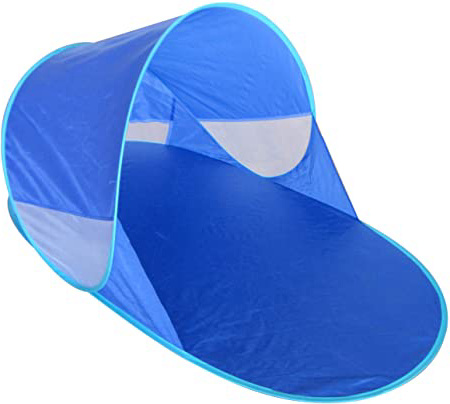 Kiddus Tienda Carpa Refugio de Playa. 100% Proteccion Anti Rayos UV. Pop up automontable y Plegable. Paravientos. Tela Muy Ligera. Ideal para Proteger del Sol y Viento Niños y Bebés