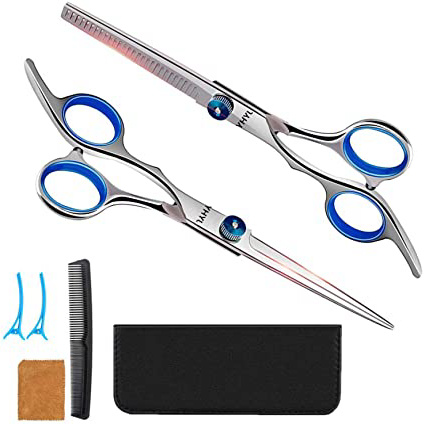 Tijeras Peluqueria Profesional con Navaja