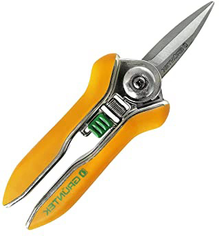 GRÜNTEK Tijeras de podar en Acero Inox COLIBRI 170 mm. Tijera de jadin y Vendimia