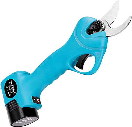 Tijeras de podar eléctricas, 16.8V Batería de iones de litio Recargable Tijeras de podar eléctricas sin cable eléctricas Tijeras de podar para herramientas de corte afiladas para jardín de frutas
