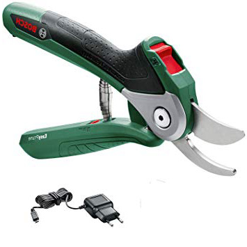 Bosch Home and Garden 06008B2000 Tijeras de Podar 3.6 V Integrada, 450 Cortes per Carga de Batería, en Blíster, 5.4 W
