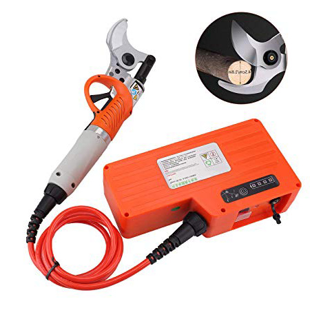 Tijeras de podar eléctricas de 45 mm Cortador de ramas de árbol de tijera recargable profesional Cortadora de tijeras eléctrica ajustable
