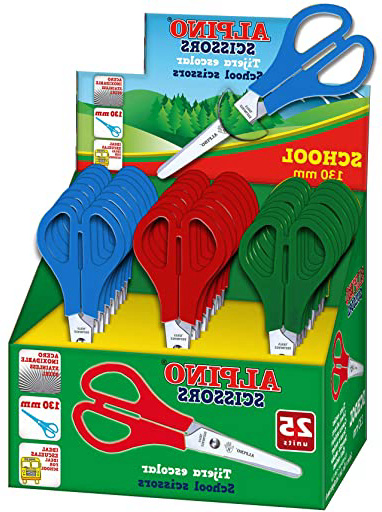 Alpino PT0013 - Expositor 25 tijeras escolares
