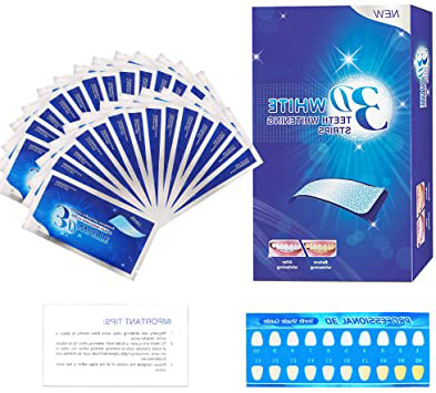 ifanze 56PCS blanqueador de dientes tiras, Blanqueamiento de Dientes, Tiras de Blanqueamiento Dental, Tiras Blanqueadoras, Blanqueador de Dientes, Elimina Manchas Dentales, Reduce Sensibilidad Dental
