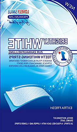 Lovely Smile Bright White-Strips 28 Bandas Blanqueadoras Dientes Blanqueamiento de dientes tiras con avanzada tecnología antideslizante - Teeth Whitening Strips - by RAY OF SMILE®