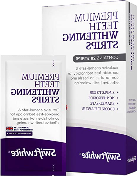 Tiras Blanqueadoras Dientes Swiftwhite, Dientes Blancos, Blanqueador Dental, 3D Luxe Teeth Whitening Strips, Reduce Sensibilidad Dental, Elimina Manchas Dentales, Aprobado en UE/RU