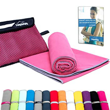gipfelsport Toalla de Microfibra | Toalla de baño de Microfibra, Toalla de Viaje, Toalla de Playa | De Secado rápido, Ultra Ligero, Ahorro de Espacio | para niños, Hombres y Mujeres