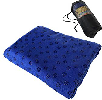 Explopur Toallas de Yoga Antideslizantes - Toalla de Estera de Yoga 72x24IN para Yoga Caliente Bikram Pilates