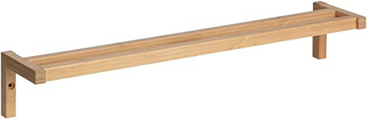 Toallero, doble bambú, material natural