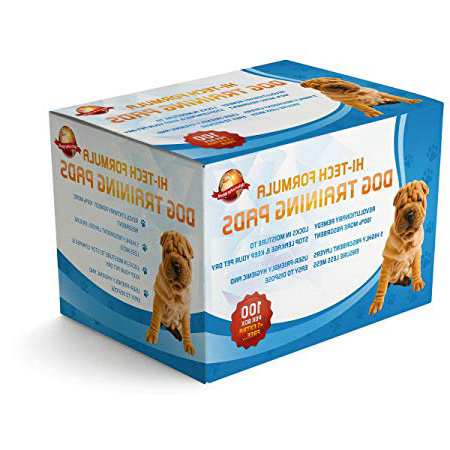 100 Empapadores Para Entrenar A Cachorros + 5 Extra GRATIS | 60 cm x 60 cm Nuevo Tamaño Superabsorbente | Esta Nueva Y Unica Solución De 5 Capas Protege Las Alfombras De Los Suelos Laminados Del Olor