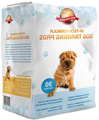 Almohadillas De Entrenamiento Para Cachorros Paquete De 30 (60 x 60 cm) Nuevo Tamaño Superabsorbente | Esta Nueva Solución Exclusiva De 5 Capas Protege Las Alfombras De Pisos Laminados De Olores