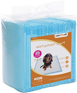 FEANDREA Toallitas de Entrenamiento para Mascotas, 50 + 5 Extra GRATIS, 60 x 90 cm PTD95BU