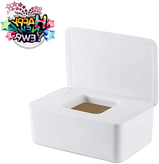 thelastplanet Caja De Toallitas para Bebés Dispensador De Toallitas Soporte para Toallitas para Bebés Mantiene Las Toallitas Frescas Sellado Higiénico 17X12X8.5cm