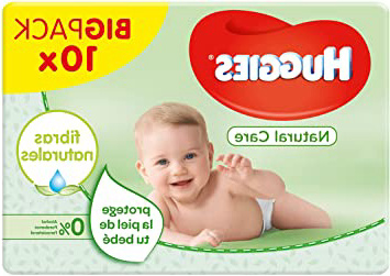 Huggies Natural Care - Toallitas para bebé, 560 toallitas