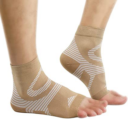 UONNER Calcetines compresión Tobilleras Deportivas de Compresión Estabilizadora Soporte de Tobillos Medias compresión para Hombre y Mujer Calcetines Fascitis Plantar