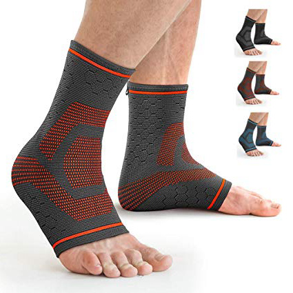 Awenia Tobilleras Deportivas de Compresión Tobillera Estabilizadora para Esguince de Tobillo Fascitis Plantar, Soporte de Tobillos Tobillera Proteccion para Hombre y Mujer