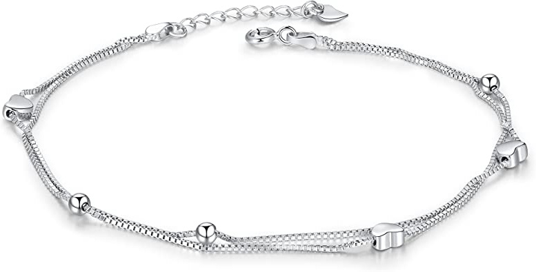 Glittel® Tobilleras Mujer Señoras Plata