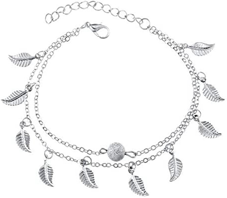 Cadena de tobillera de plata