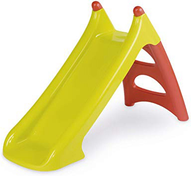Smoby-310270 Tobogán pequeño XS Verde y Rojo (+3 años), Color (310270)