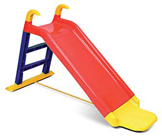 KitGarden Tobogán con Escalera + extensión, Rojo, Children Slide, Color (Grupo F. Burgos 22-984)