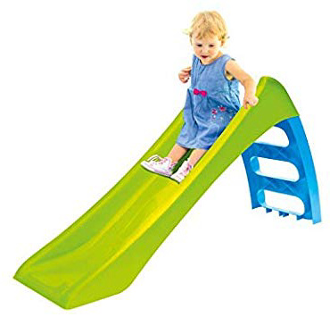 Woopie Tobogán acuático para niños para jardín al Aire Libre Juguetes pequeños Tobogán Grande pequeños Actividad de Juguetes para bebés Tobogán acuático Independiente para Niños 2 - 6 años (Verde)