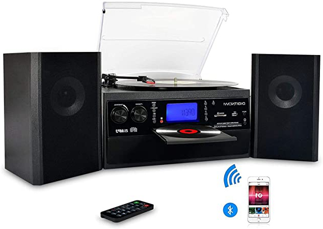 DIGITNOW! Tocadiscos Bluetooth Plato Giradiscos