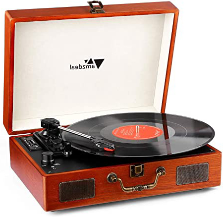 Tocadiscos - Amzdeal Tocadiscos de