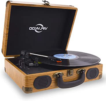 VIFLYKOO Tocadiscos de Vinilo, Tocadiscos