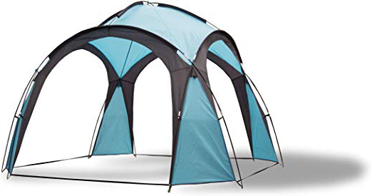Carpa desmontable aneto 3.5 x 3.5m, azul, bolsa de transporte