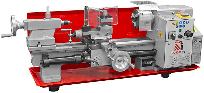 TORNO PARA METAL| HOLZMANN MASCHINEN| MODELO ED300ECO_230V *| SENCILLO| COMPACTO| POTENTE MOTOR| VARIEDAD DE TRABAJOS| TORNEADO CONICO
