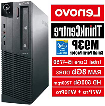 PC Lenovo ThinkCentre M93p SFF – Core i5 – 4570, GB De RAM, HDD 500GB 7200rpm, DVDRW, Windows 7 Pro + Windows 10 Pro Upgrade (Reacondicionado) M93P 8Gb