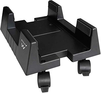 Ewent EW1290 - Soporte (Cart CPU Holder, Escritorio, 8 kg, Negro, ABS sintéticos, Horizontal)