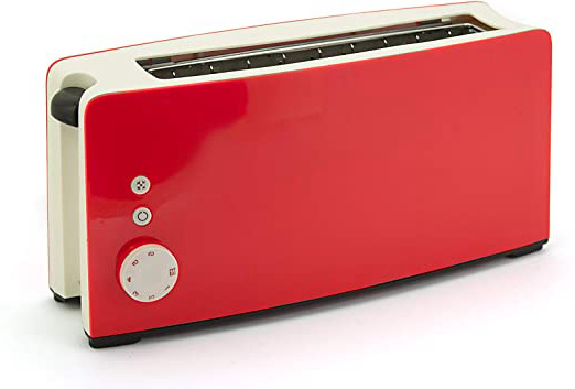 Ariete 127 - Tostadora con ranura larga, 1000 W, color rojo