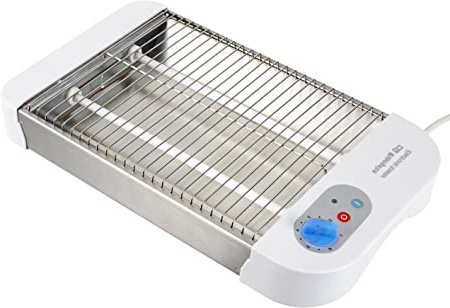 Orbegozo TO 1010 - Tostador horizontal, calienta repostería, tipo multipan, bandeja recogemigas, temporizador, 600 W