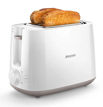 Philips Daily HD2581/00 -Tostador 830 W, Doble Ranura, Color Blanco