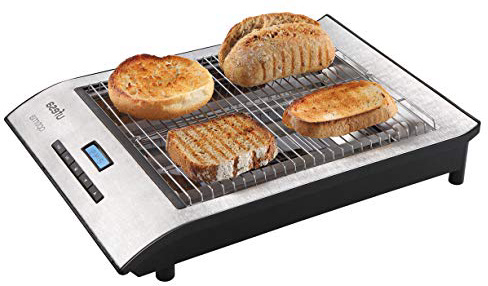 Ufesa TT7920 Optima - Tostador plano, 700 W, Pantalla LCD, Selección del grado de tostado, Ajuste continuo giratorio