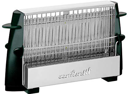 Moulinex Multipan A15453 - Tostador clásico de 760 W para todo tipo de pan, hasta 4 rebanadas, empuñadoras laterales frías, pequeño, fácil de transportar y de usar, limpieza fácil