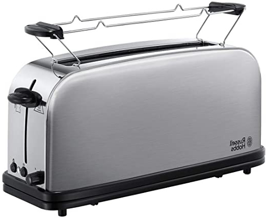 Russell Hobbs Adventure - Tostadora (Ranura Larga y Ancha, para 2 Rebanadas, Acero Inoxidable) ref.21396-56