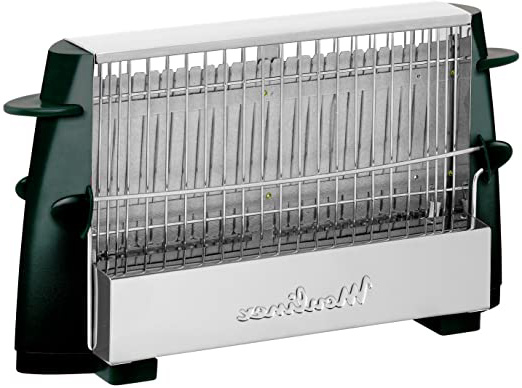 Moulinex Multipan A15453 - Tostador clásico de 760 W para todo tipo de pan, negro/inox