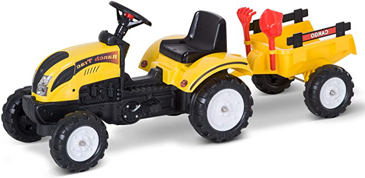 Tractor Pedal con Remolque para