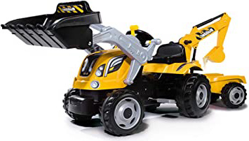 Smoby-710301 3032167103017 Builder MAX Tractor