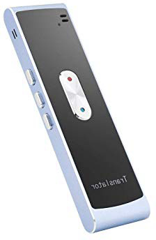 Traductor Inteligente Multilingüe para Viajes Trabajo, Interpretación bidireccional en Tiempo Real Traductor Bluetooth con micrófono y Altavoces, Compatible con traducción en Varios Idiomas(Azul)