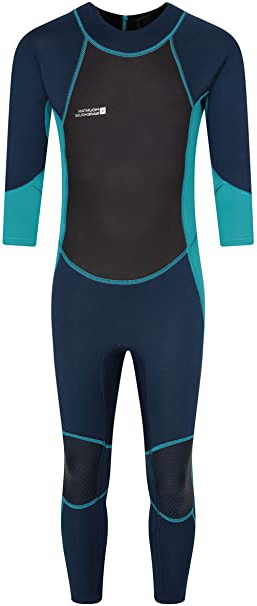 Mountain Warehouse Traje Completo de Neopreno para niños - Protección Solar UPF50+ - Costuras Planas y Cremallera de fácil Deslizamiento - para la Playa, Kayak y Buceo