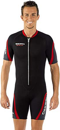 Cressi Playa Man Shorty Wetsuit 2.5mm Monoshort sin Capucha, de pantalón y Manga Cortos