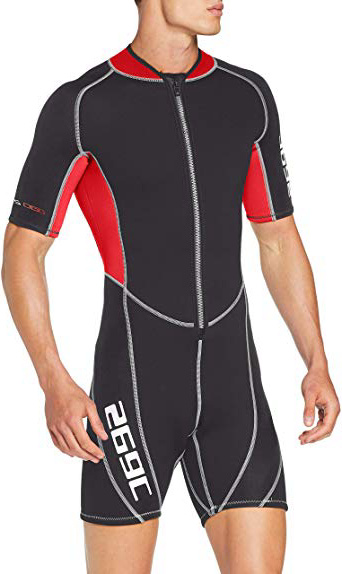 Seac Ciao, Traje Corto para Hombre en Neopreno de 2,5 mm, Snorkeling, Buceo y Otros Deportes Acuáticos
