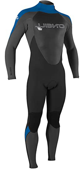 ONeill Hombres Epic 4 / 3mm Volver Zip Traje Negro Grafito Océano 4212